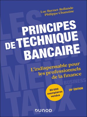 cover image of Principes de technique bancaire